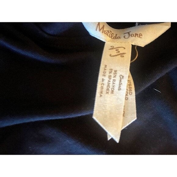 Matilda Jane shirt Dress Size S Mini NWT Lagenlook Capsule Wardrobe Black - Picture 11 of 12